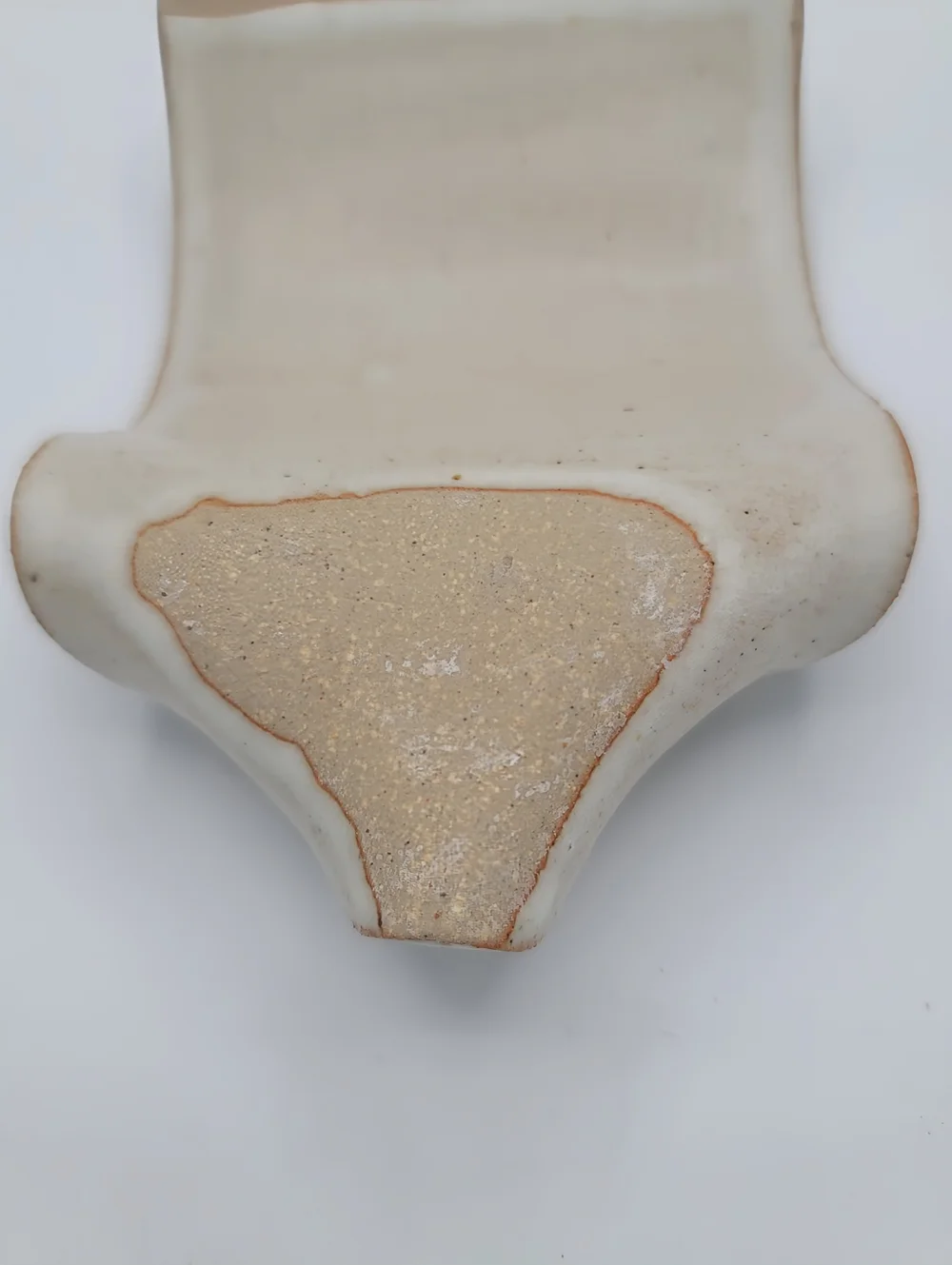 Handmade Studio Pottery Spoon Rest Splash Guard Rustic Farmhouse Blue Cottage